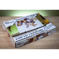 Двошарова дерев’яна "Карта України" Арт-00351 на підставці