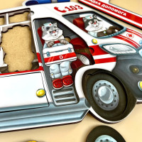 Деревяний пазл-сортер "Швидка допомога" Ubumblebees (ПСФ020) PSF020 Деревяний пазл-сортер "Швидка допомога" Ubumblebees (ПСФ020) PSF020