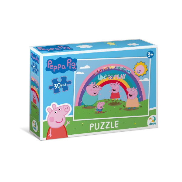 Дитячий пазл "Peppa Pig: Гра у калюжах" 200303 30 елементів