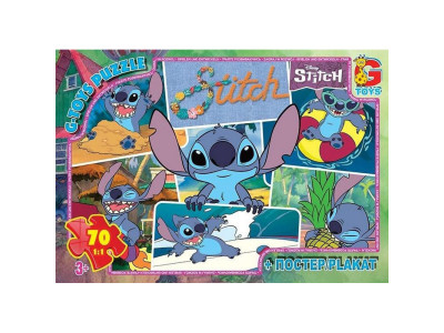 Дитячий пазл "Stitch" SC607 постер 70 елементів