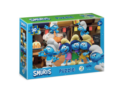 Дитячий пазл "Вечірка Смурфів" 200661 20х27 см картина 30 елементів