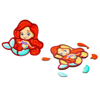 Дитячий пазл-вкладиш "Русалка" Puz-22965 12 елементів