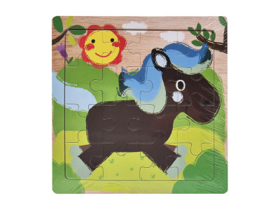 Деревяний пазл-вкладиш Конячка 73260-10 16 деталей