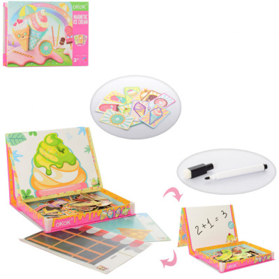 Деревяна іграшка Пазли MD 2815 магнітні Солодощі