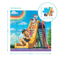 Дитячий пазл Ігровий майданчик Paw Patrol 200578 3 в 1
