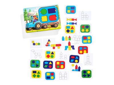 Дитячий пазл-сортер "Трактор" (ПСД195) PSD195 танграм