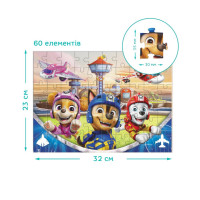 Дитячий пазл "Paw Patrol: Екіпаж льотної команди" 200746 60 елементів Дитячий пазл "Paw Patrol: Екіпаж льотної команди" 200746 60 елементів