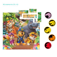 Дитячий магнітний пазл "Джунглі" 200649 на 40 елементів