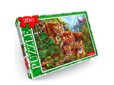 Пазл "Тигри" Danko Toys C260-13-02, 260 ел.
