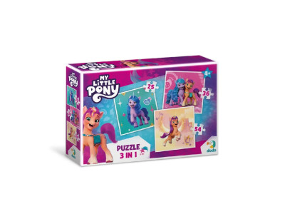 Дитячі Пазли 3 в 1 My Little Pony "Іззі та Санні" DoDo 200385