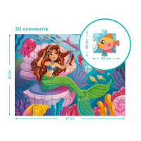 Пазл дитячий "Пригоди русалоньки" 300710 30 елементів
