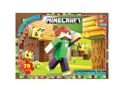 Дитячий пазл "Minecraft" MC800 плакат 70 елементів Дитячий пазл "Minecraft" MC800 плакат 70 елементів