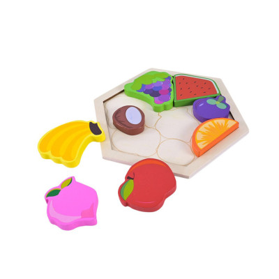 Дитячий дерев’яний пазл вкладиш "Фрукти" C9441-4 Дитячий дерев’яний пазл вкладиш "Фрукти" C9441-4