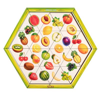 Деревяний пазл-вкладиш "Фрукти" PSD170