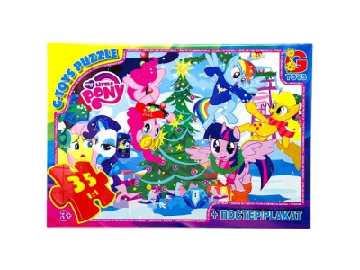 Дитячий пазл "My little PONY" MLP032 постер 35 елементів