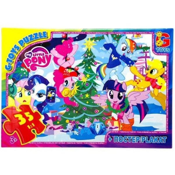 Дитячий пазл "My little PONY" MLP032 постер 35 елементів Дитячий пазл "My little PONY" MLP032 постер 35 елементів