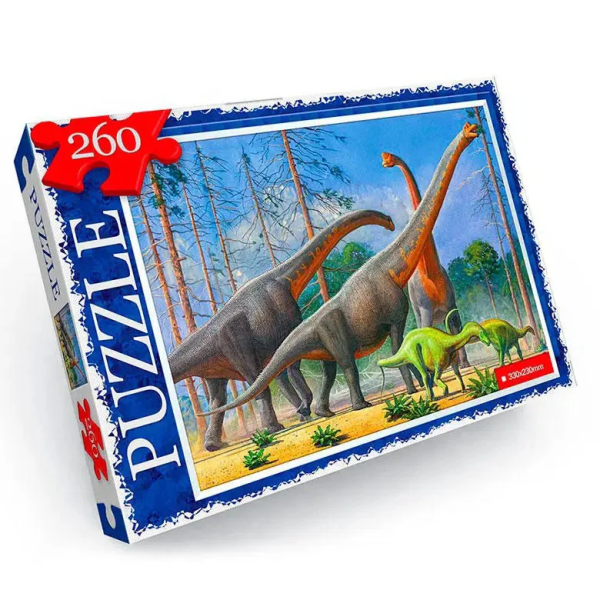 Пазл "Динозаври" Danko Toys C260-13-06 260 ел. Пазл "Динозаври" Danko Toys C260-13-06 260 ел.