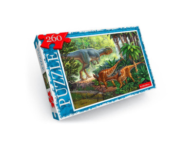 Пазли дитячі "Динозаври" C260-12-03, 260 елементів