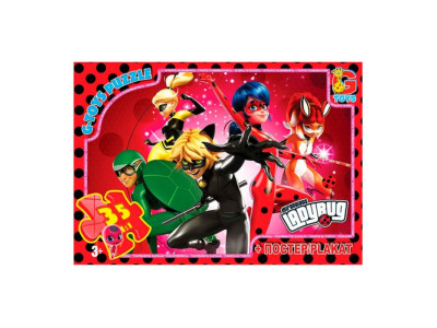 Дитячий пазл "Леді Баг" LB1017 постер 35 елементів