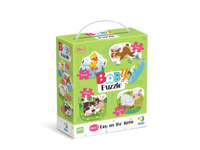 Дитячий пазл 4 в 1 "Baby puzzle. День на фермі" 300687 набір 4 в 1 Дитячий пазл 4 в 1 "Baby puzzle. День на фермі" 300687 набір 4 в 1