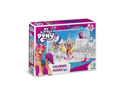 Дитячі Пазли 2 в 1 My Little Pony "Пригоди у палаці" DoDo 200135 60 елементів