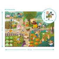 Дитячий віммельпазл "Літо у селі" 300659 60 елементів