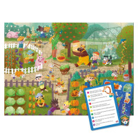 Дитячий віммельпазл "Літо у селі" 300659 60 елементів
