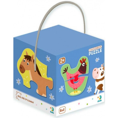 Дитячий пазл Домашні тварини DoDo 300152 2-3-4 елемента