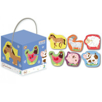 Дитячий пазл Домашні тварини DoDo 300152 2-3-4 елемента