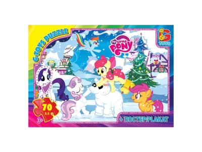 Дитячий пазл "My little Pony" MLP034 постер 70 елементів Дитячий пазл "My little Pony" MLP034 постер 70 елементів