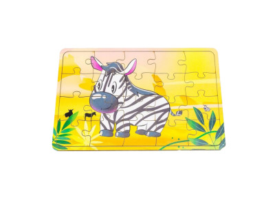 Дитячий деревяний пазл Зебра Арт-10029 20 елементів