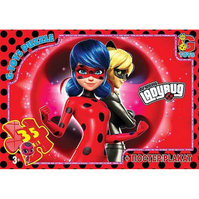 Дитячий пазл "Леді Баг" LB1021 постер 35 елементів
