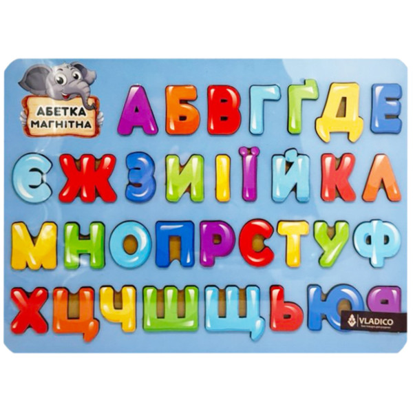 Деревяний пазл-вкладиш "Абетка-синя" 3240-01-003 29х39 см