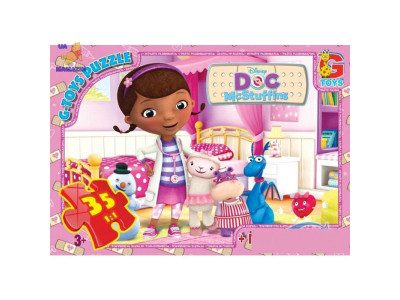 Дитячий пазл "Лікар Плюшева" DP00640 постер 35 елементів Дитячий пазл "Лікар Плюшева" DP00640 постер 35 елементів