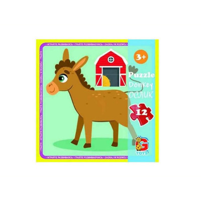 Дитячий пазл "Ферма" LA01 12 елементів