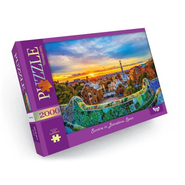 Пазл "Sunrise in Barselona Spain" Danko Toys C2000-01-02 2000 ел. Пазл "Sunrise in Barselona Spain" Danko Toys C2000-01-02 2000 ел.