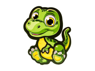 Дитячий пазл-вкладиш "Динозавр" Puz-22970 8 елементів