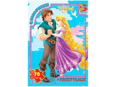 Пазли дитячі "Рапунцель" TA014 70 елементів Пазли дитячі "Рапунцель" TA014 70 елементів