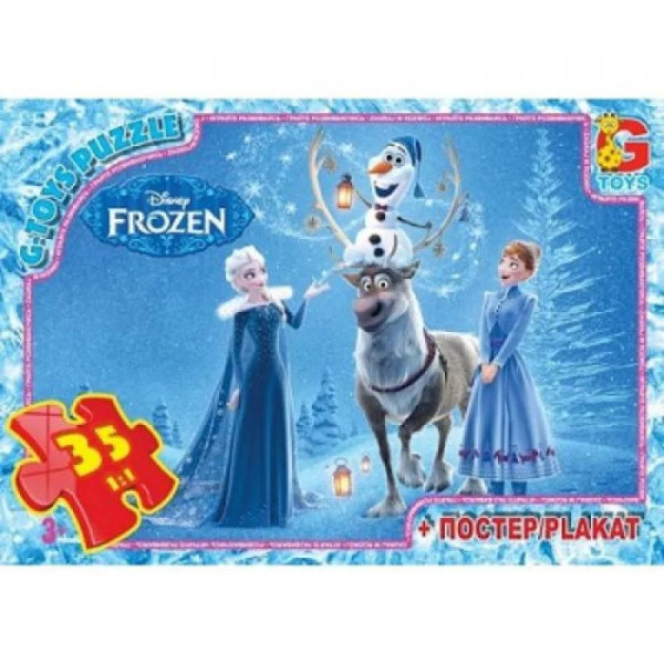 Дитячий пазл "Льодяне Сердце" FR004 постер 35 елементів