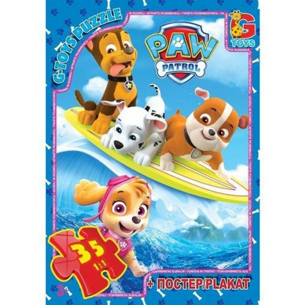 Дитячий пазл "Paw Patrol Щенячий патруль" PW0817 плакат 35 елементів