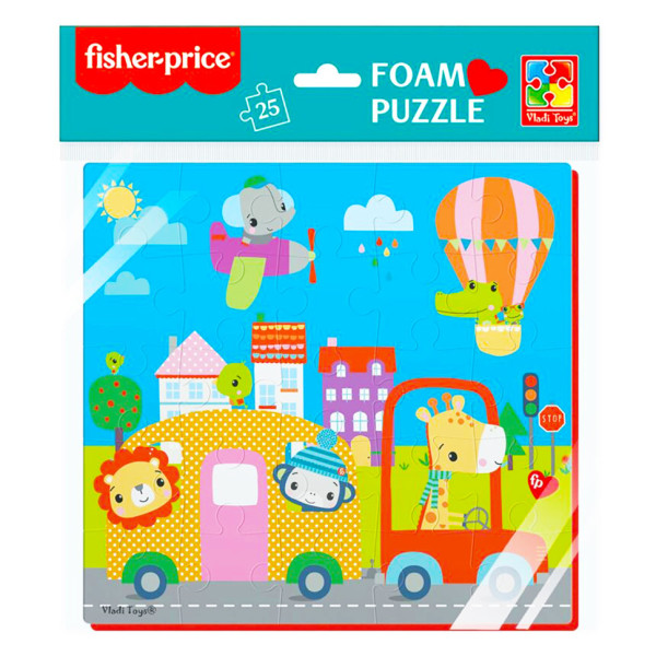 Мякі пазли "Місто" Vladi Toys VT1109-05 25 ел