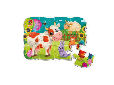 Дитячий м'який магнітний пазл Малюк зможе "Ферма" VT3205-89 12 елементів