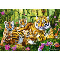 Пазли "Сім'я тигрів" Trefl 37350 (500 ел.)