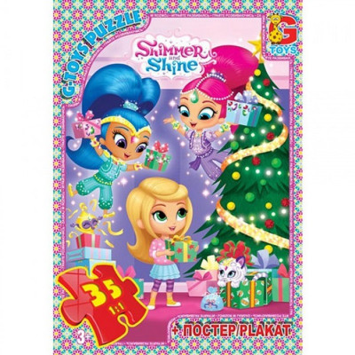Дитячий пазл класичний "Шиммер і Шайн" OS603 постер 35 елементів Дитячий пазл класичний "Шиммер і Шайн" OS603 постер 35 елементів