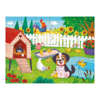 Дитячий пазл "Песик і курчата" 300681 30 елементів Дитячий пазл "Песик і курчата" 300681 30 елементів