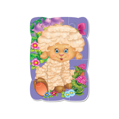 Магнітні пазли Малюк зможе "Вівця" Vladi toys VT3301-02 А5 Укр