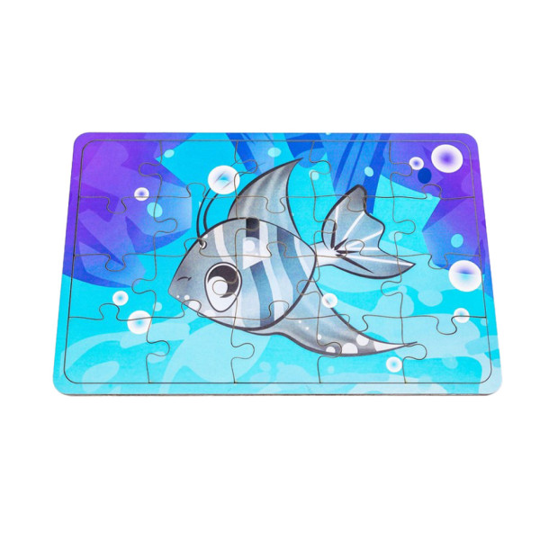 Дитячий деревяний пазл Морська рибка Арт-10031 20 елементів