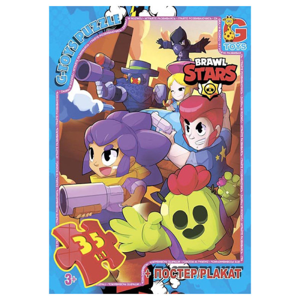 Дитячий пазл "Brawl Stars" BS361 постер 35 елементів
