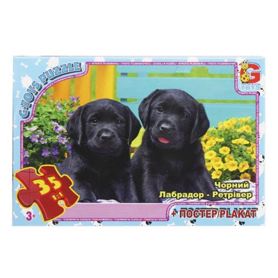 Дитячий пазл "Домашні улюбленці" AN145 постер 35 елементів Дитячий пазл "Домашні улюбленці" AN145 постер 35 елементів