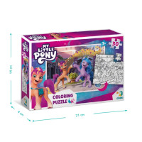 Дитячі Пазли 2в1 My Little Pony "Подружки та веселка" DoDo 200134 30 елементів